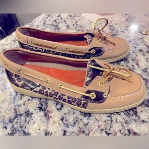 Sperry Sparkly Leopard Topsider